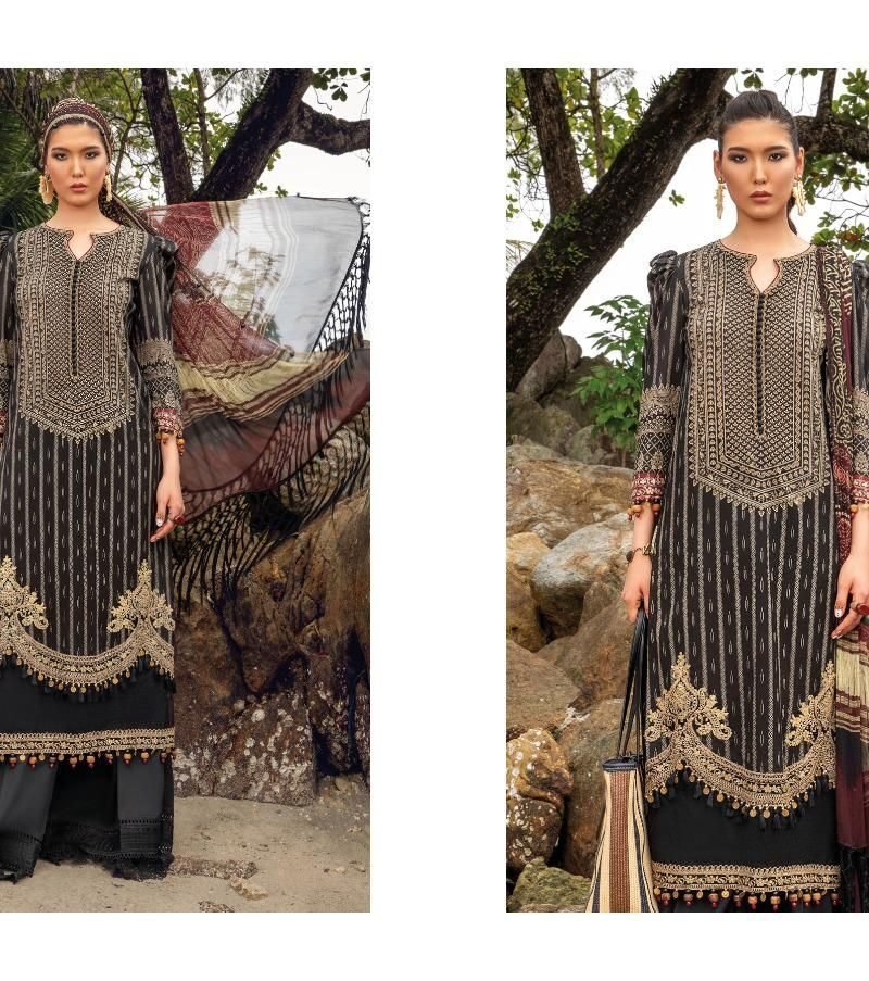 Mariab Mprint 22 Vol 3 Deepsy Pashmina Pakistani Salwar Suits