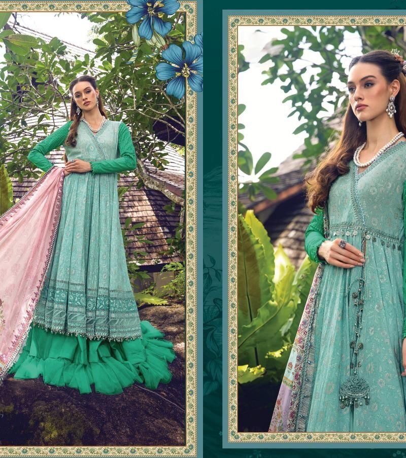 Mariab Mprint 22 Vol 3 Deepsy Pashmina Pakistani Salwar Suits