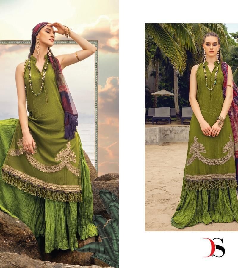 Mariab Mprint 22 Vol 3 Deepsy Pashmina Pakistani Salwar Suits