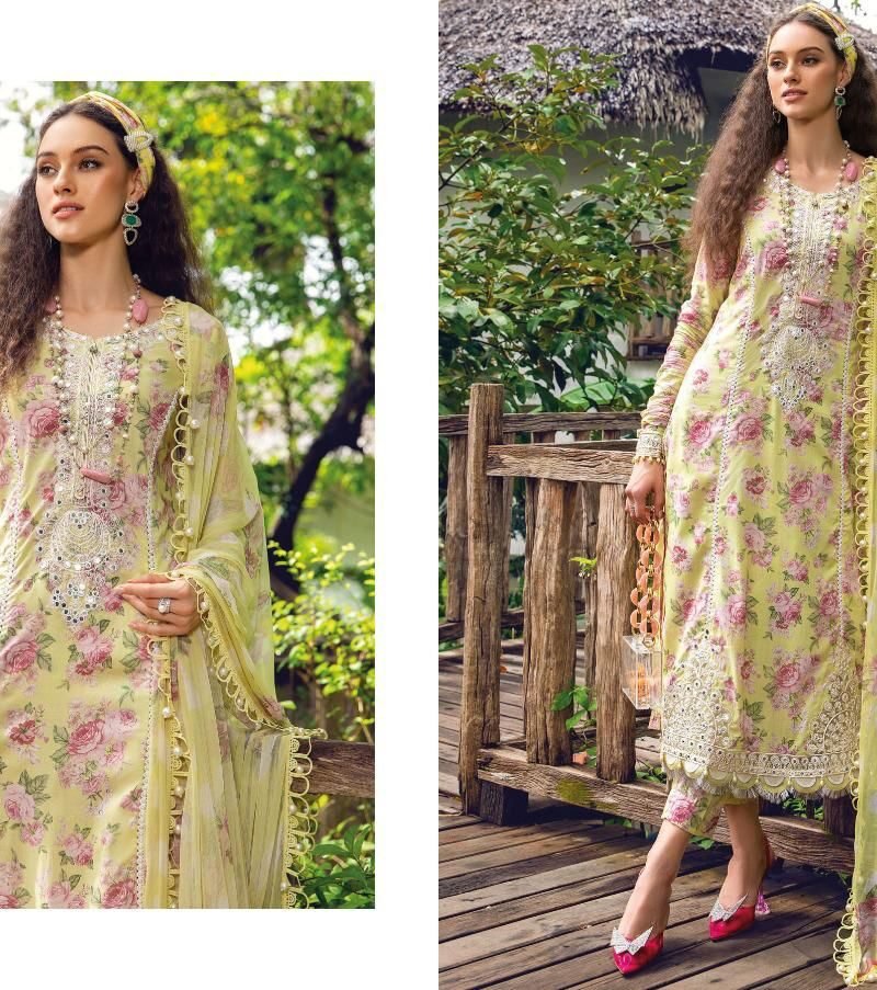 Mariab Mprint 22 Vol 3 Deepsy Pashmina Pakistani Salwar Suits