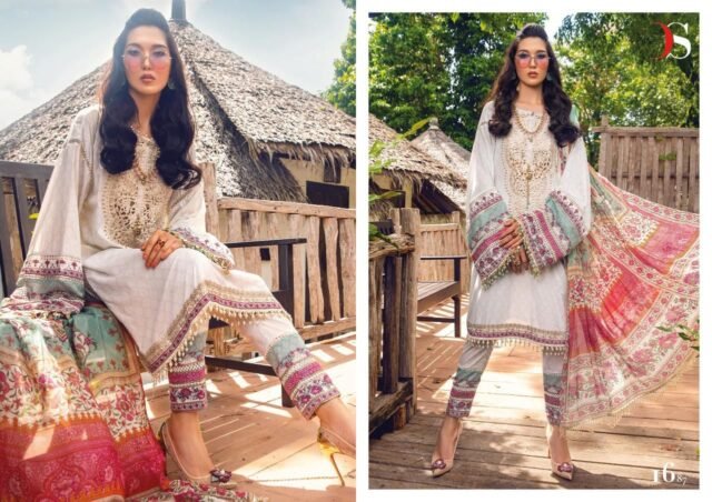 Mariab Mprint 22 Vol 3 Deepsy Pashmina Pakistani Salwar Suits