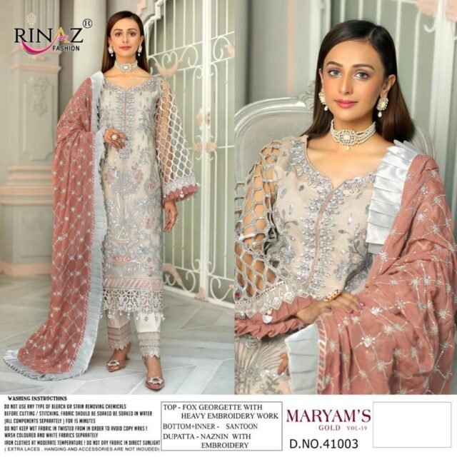 Maryam Gold Vol 19 Rinaz Fashion Pakistani Salwar Suits