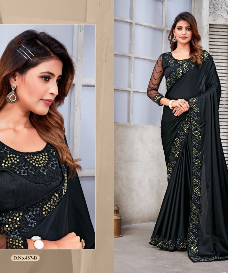 Mehek 487a To 487e Sarees Wholesale Saree In Surat - Wholesale Saree