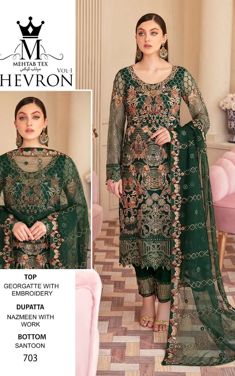 Mehtab Chevron Vol 1 Pakistani Salwar Suits