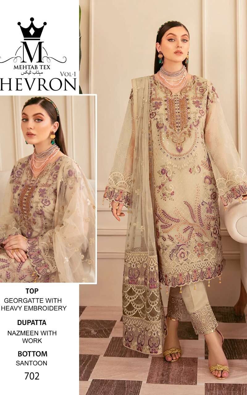 Mehtab Chevron Vol 1 Pakistani Salwar Suits