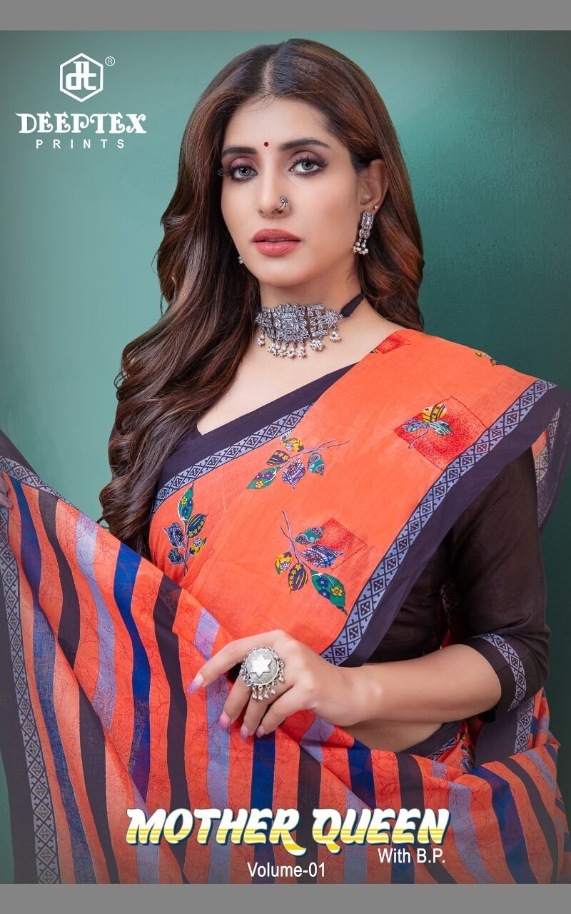 Mother Queen Deeptex Prints Wholesale Saree Surat - Wholesale Saree