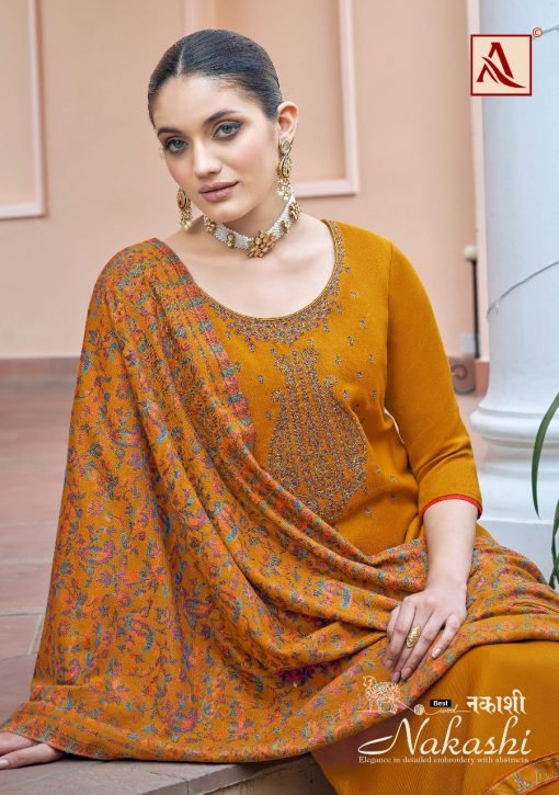 Nakashi Alok Suit Pashmina Suits Wholesale Online