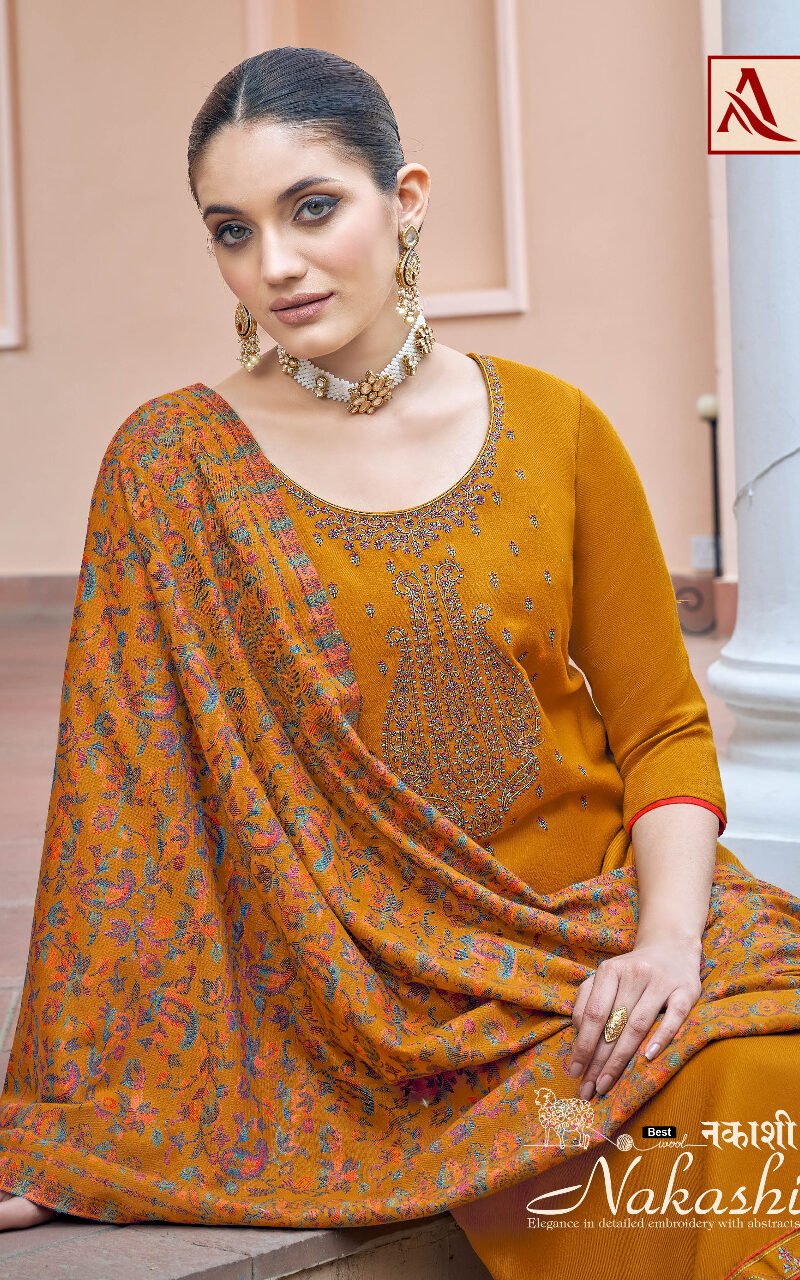 Nakashi Alok Suit Pashmina Suits Wholesale Online