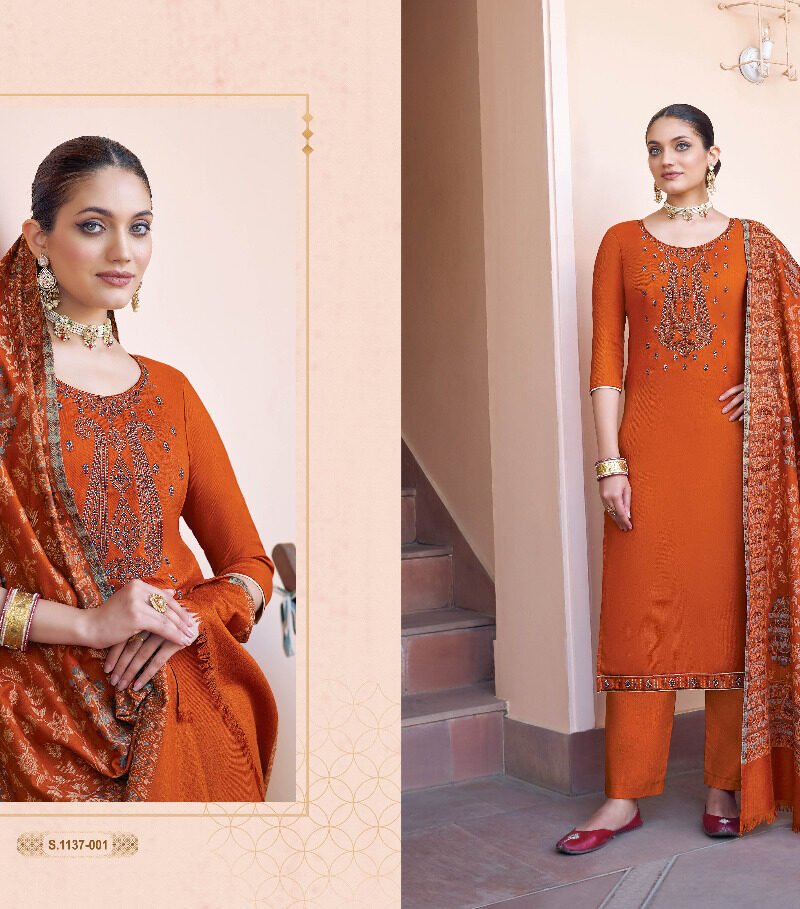 Nakashi Alok Suit Pashmina Suits Wholesale Online