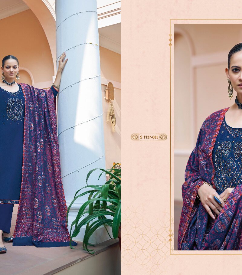 Nakashi Alok Suit Pashmina Suits Wholesale Online