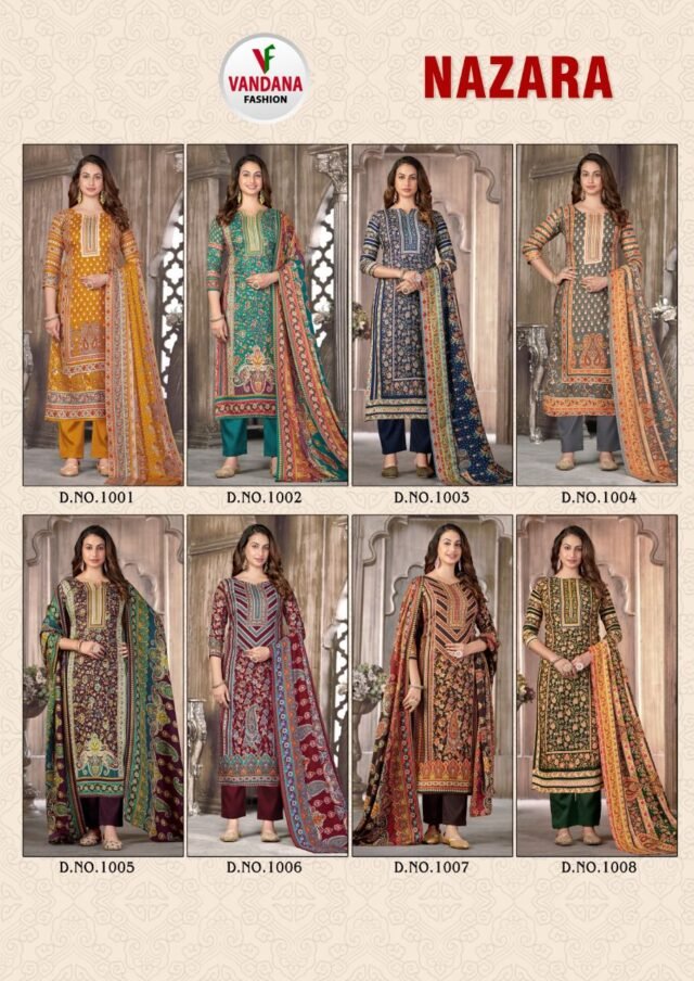 Nazara Vandana Fashion Pashmina Suits Wholesale Online