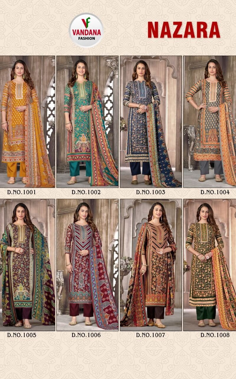 Nazara Vandana Fashion Pashmina Suits Wholesale Online