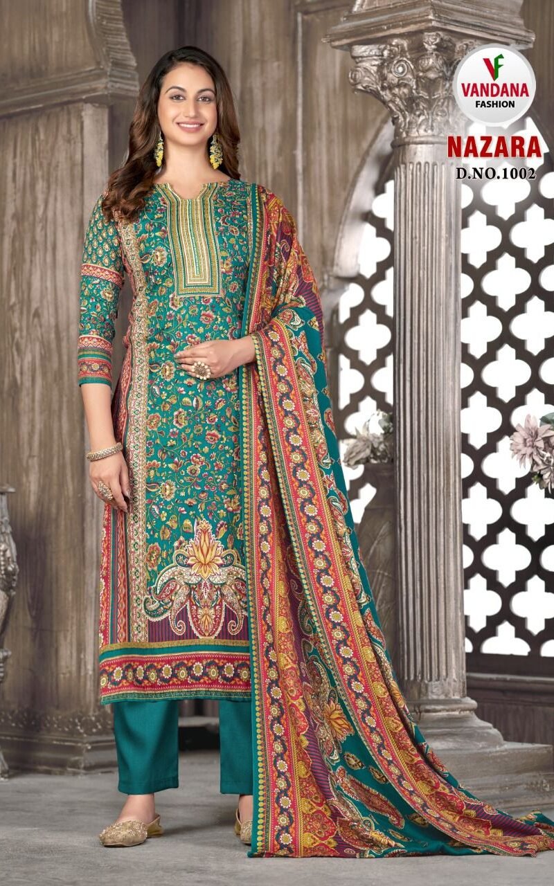Nazara Vandana Fashion Pashmina Suits Wholesale Online