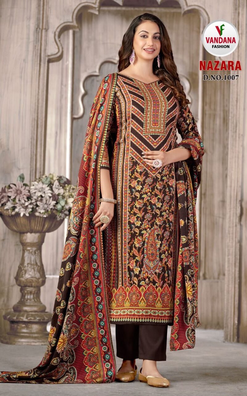 Nazara Vandana Fashion Pashmina Suits Wholesale Online
