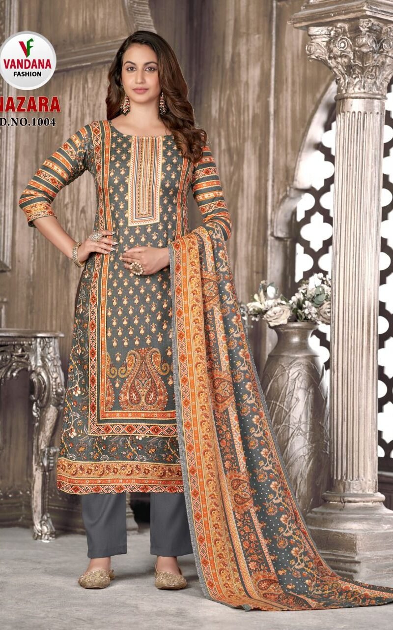 Nazara Vandana Fashion Pashmina Suits Wholesale Online