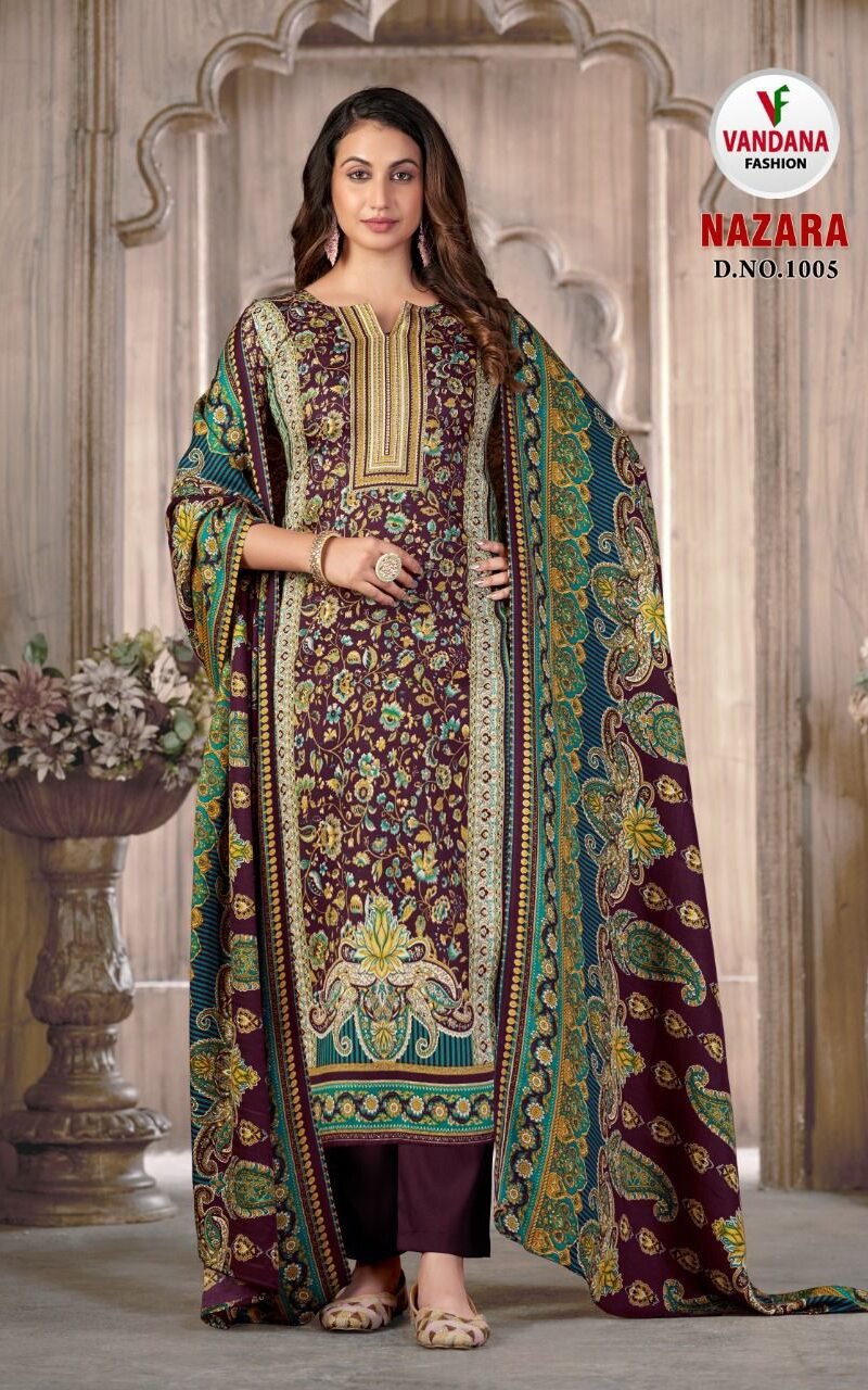 Nazara Vandana Fashion Pashmina Suits Wholesale Online