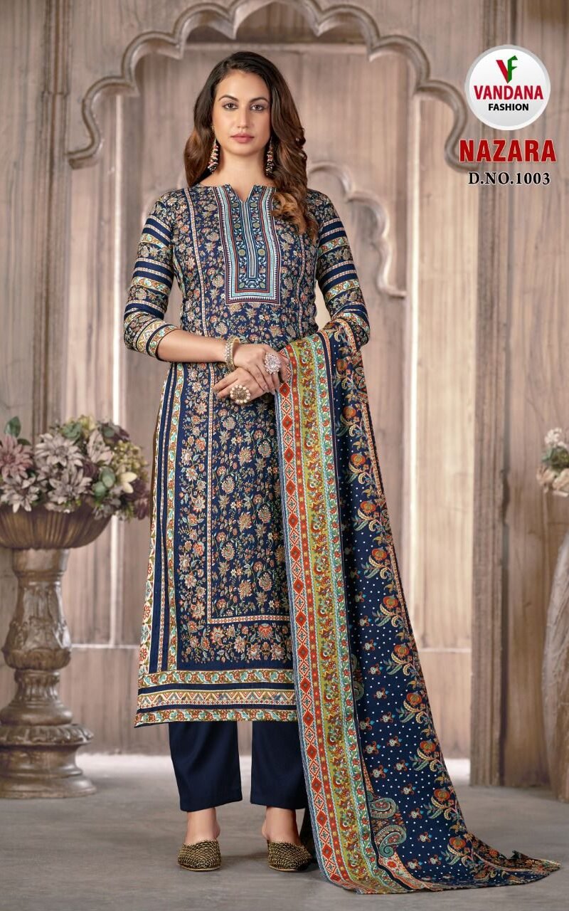 Nazara Vandana Fashion Pashmina Suits Wholesale Online