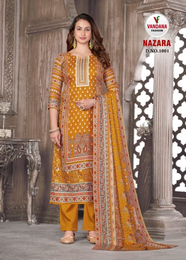 Nazara Vandana Fashion Pashmina Suits Wholesale Online
