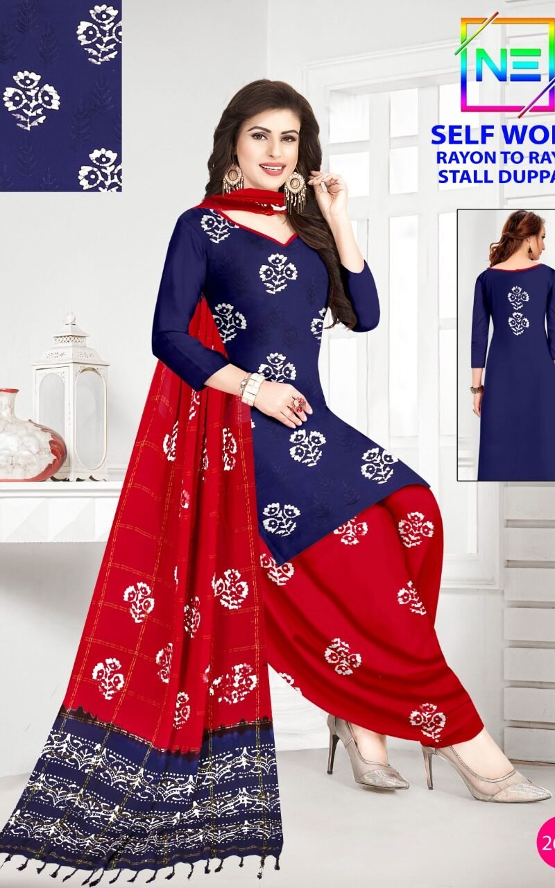 Nemi Wax Batik Self Work Wholesale Cotton Dress Material