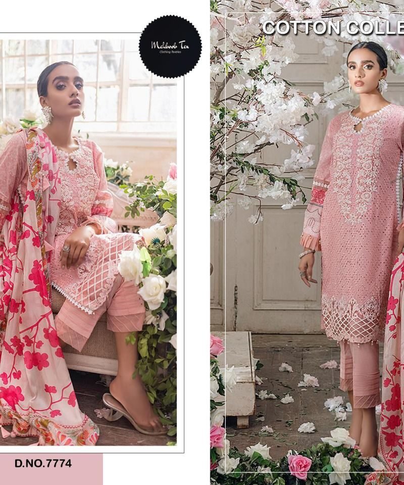 Pink Beauty Vol 1 Mehbbob Tex Pakistani Salwar Suits