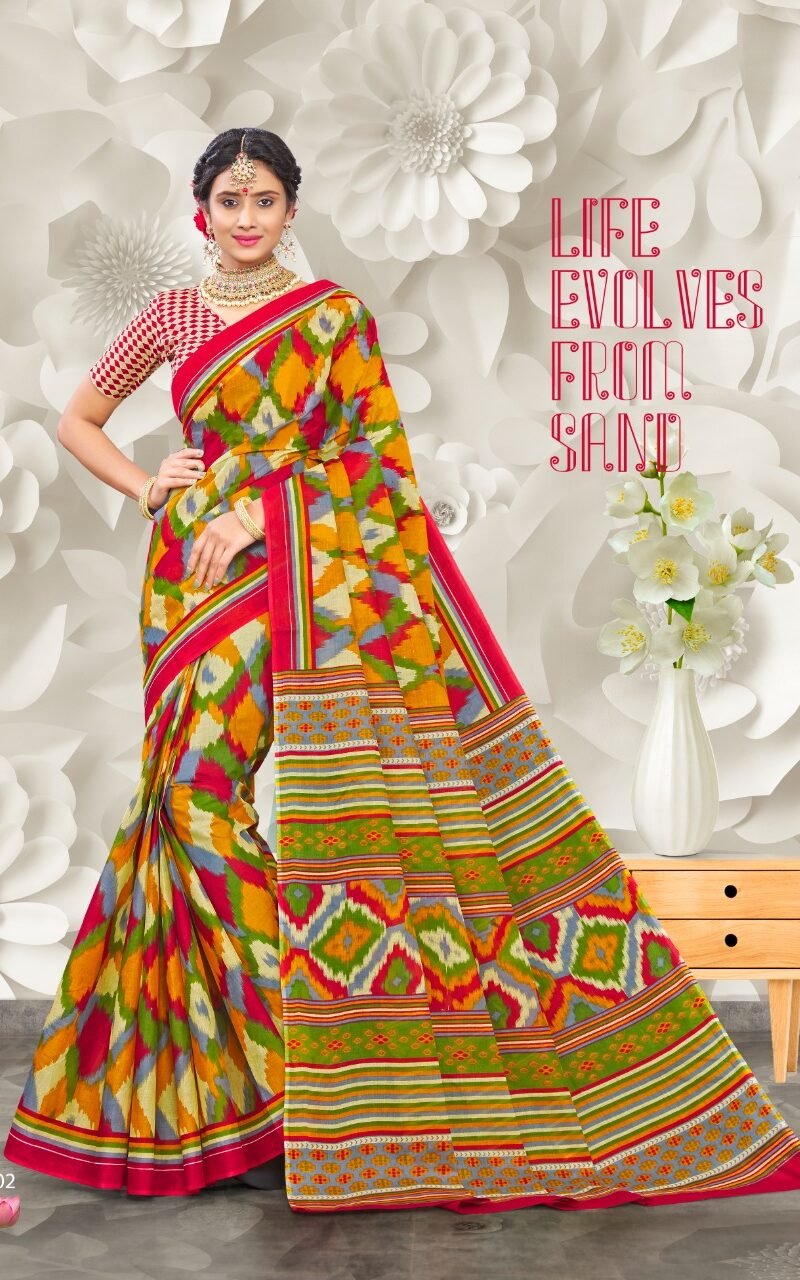 Rajnigandha Premium Cotton Sarees Wholesale Surat Saree Market - Wholesale Saree