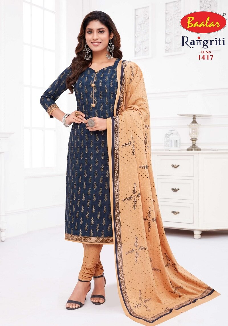 Rangriti Vol 1 Baalar Wholesale Cotton Dress Material