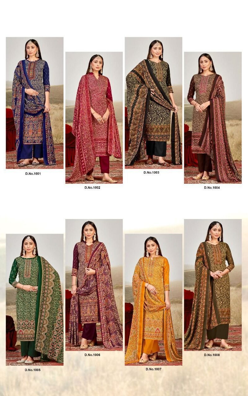 Ruhaaniyat Roli Moli Creation Pashmina Suits Wholesale Online