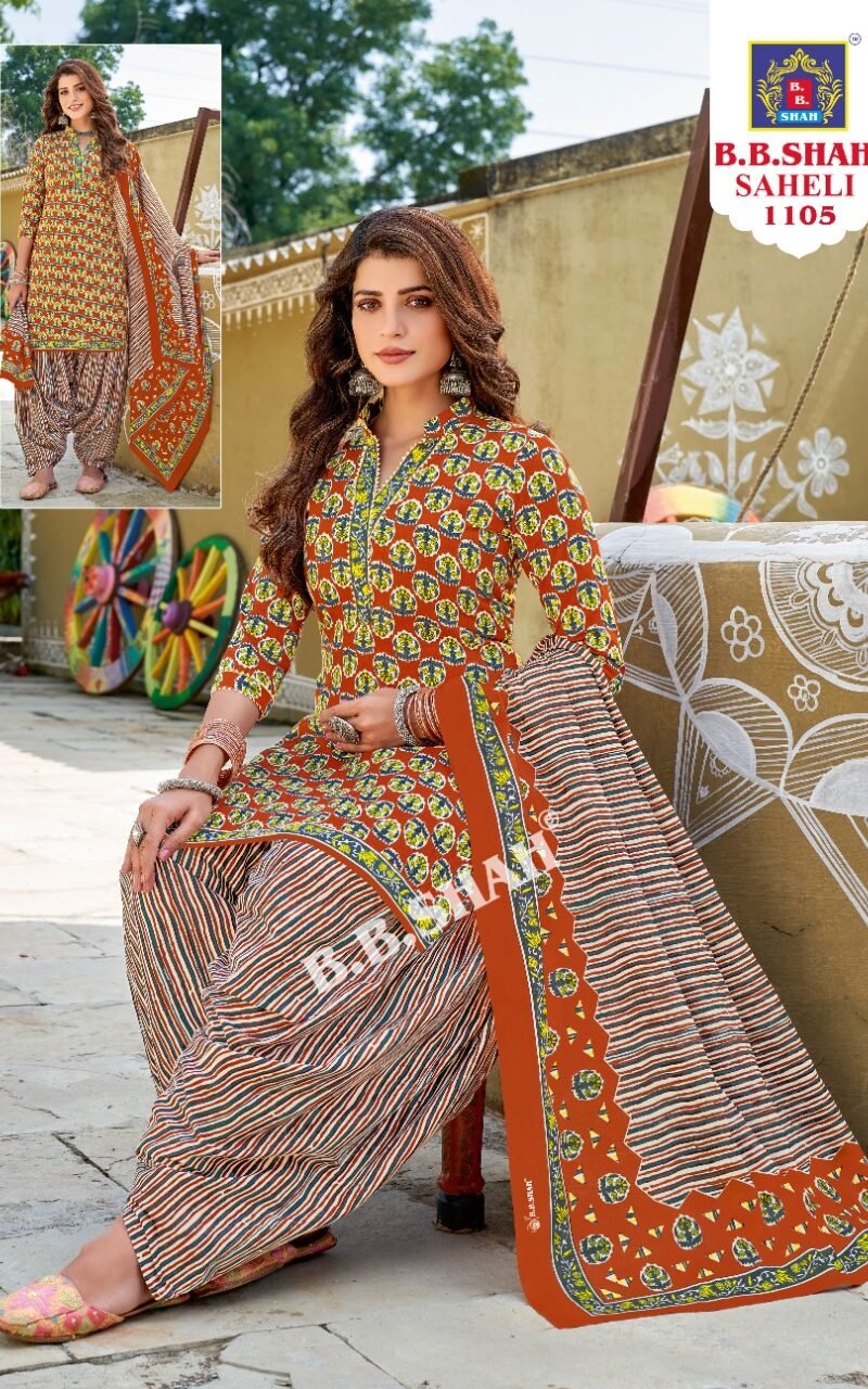 Saheli Vol 1 B.B.Shah Patiyala Special Wholesale Cotton Dress Material