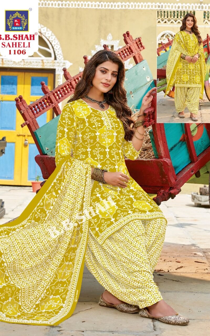 Saheli Vol 1 B.B.Shah Patiyala Special Wholesale Cotton Dress Material