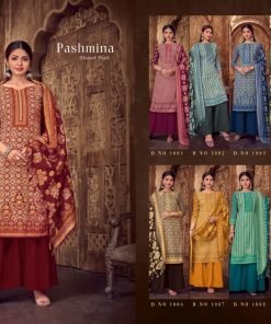Sat Pashmina Vol 12 Pashmina Suits Wholesale Online