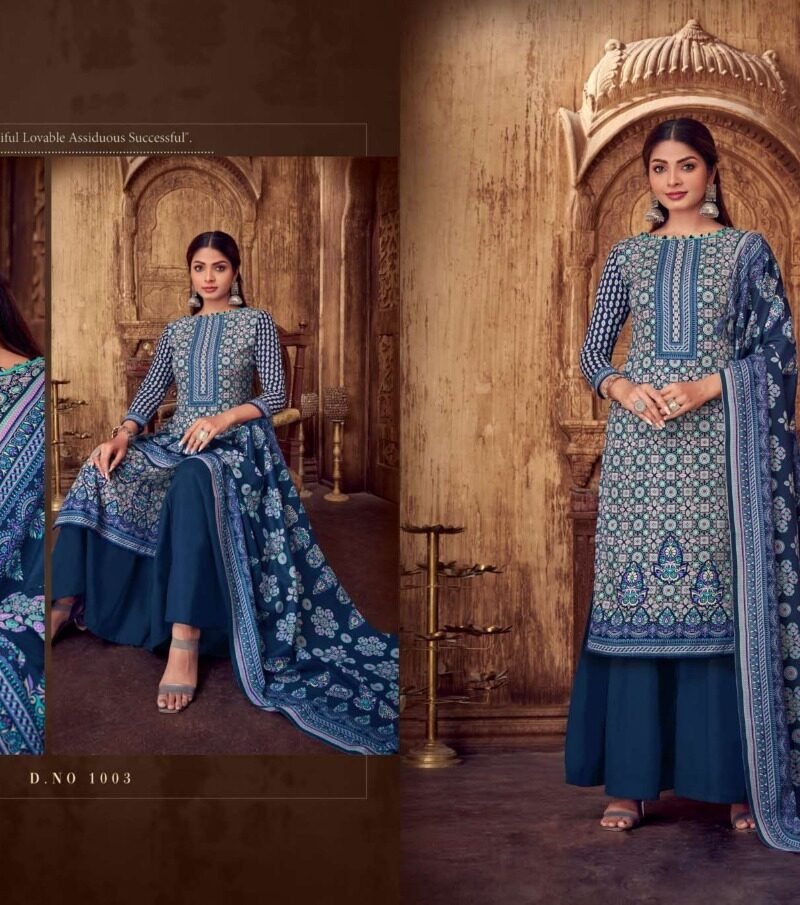 Sat Pashmina Vol 12 Pashmina Suits Wholesale Online