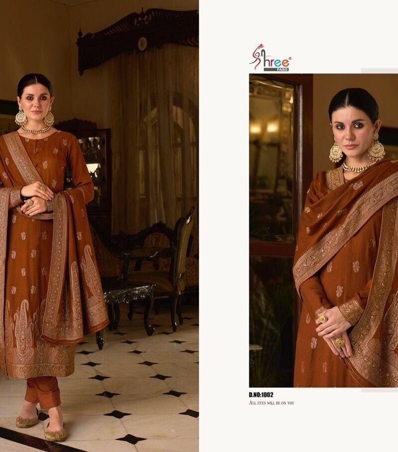 Shiddat Shree Pashmina Pakistani Salwar Suits