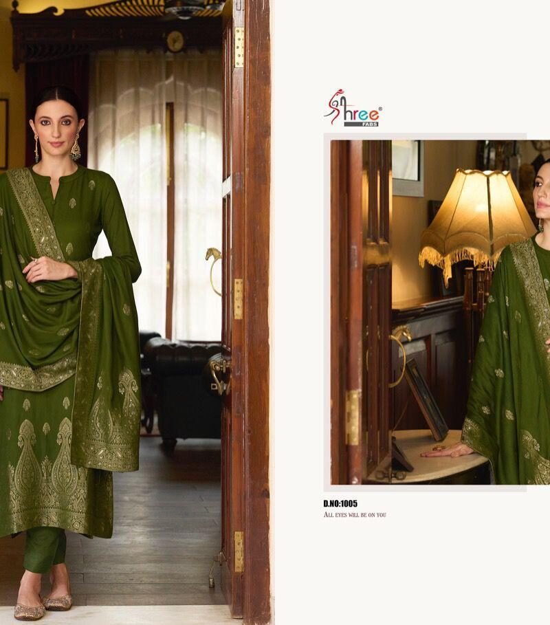 Shiddat Shree Pashmina Pakistani Salwar Suits