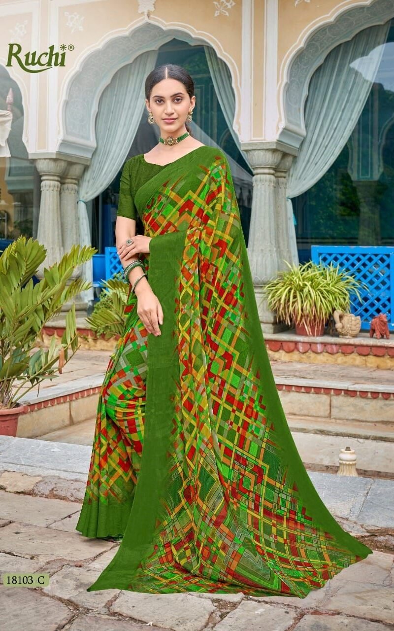 Star Chiffon 84th Edition Ruchi Wholesale Saree Market Surat - Wholesale Saree