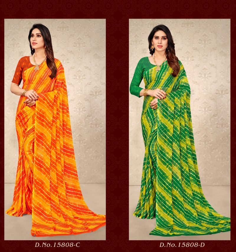 Star Chiffon Ruchi Wholesale Saree Market Delhi - Wholesale Saree