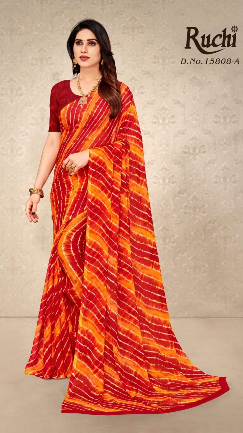 Star Chiffon Ruchi Wholesale Saree Market Delhi - Wholesale Saree