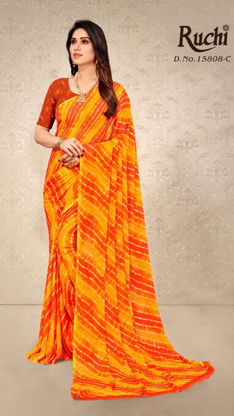 Star Chiffon Ruchi Wholesale Saree Market Delhi - Wholesale Saree