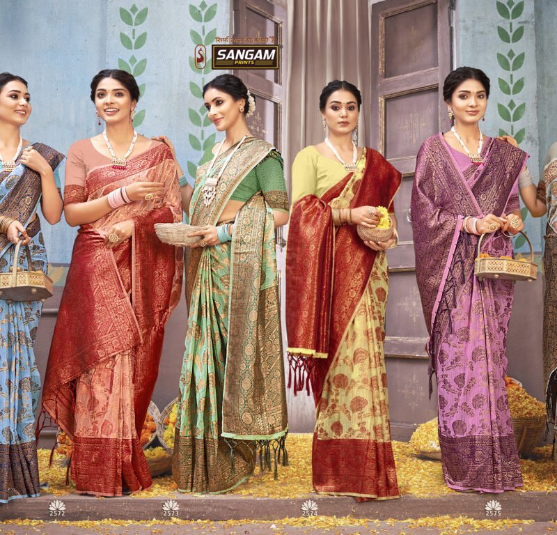 Vasu Pujya Vol 3 Sangam Mysore Silk Saree Wholesale - Wholesale Saree