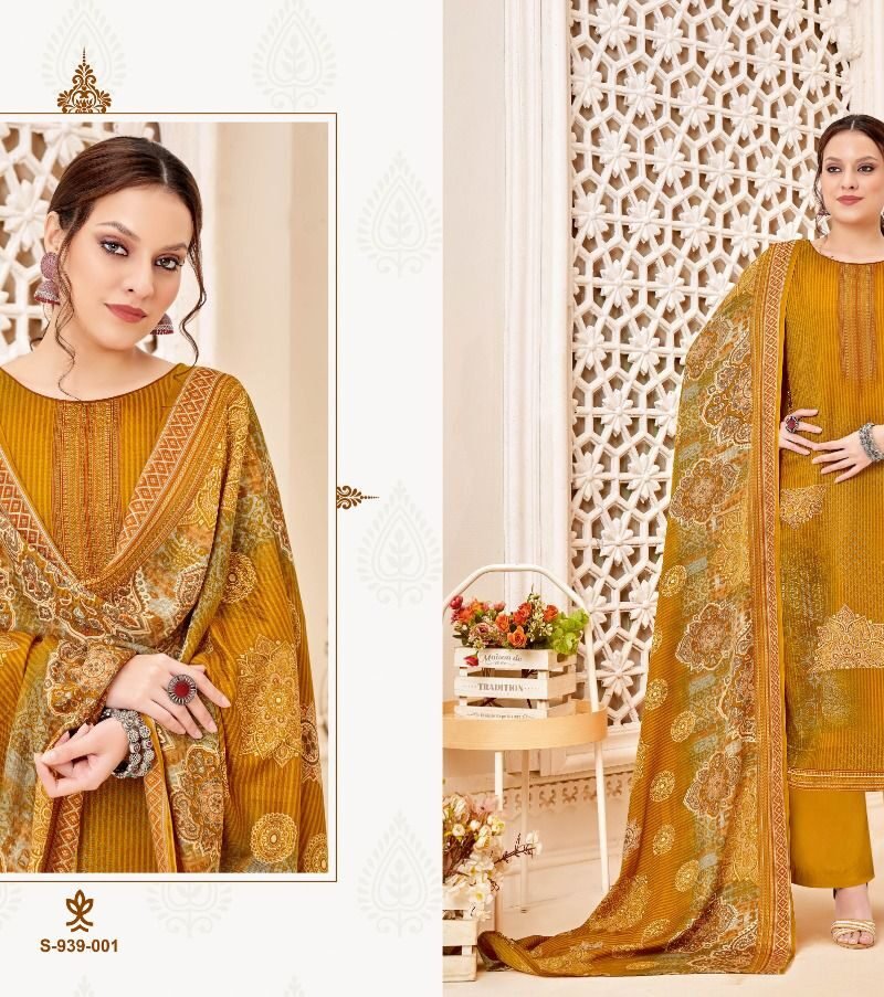 Zara Fyra Designing Pashmina Suits Wholesale Online