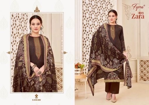 Zara Fyra Designing Pashmina Suits Wholesale Online