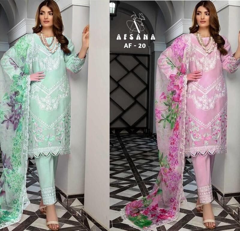 Afsana Af- 20 Readymade Pakistani Salwar Suits