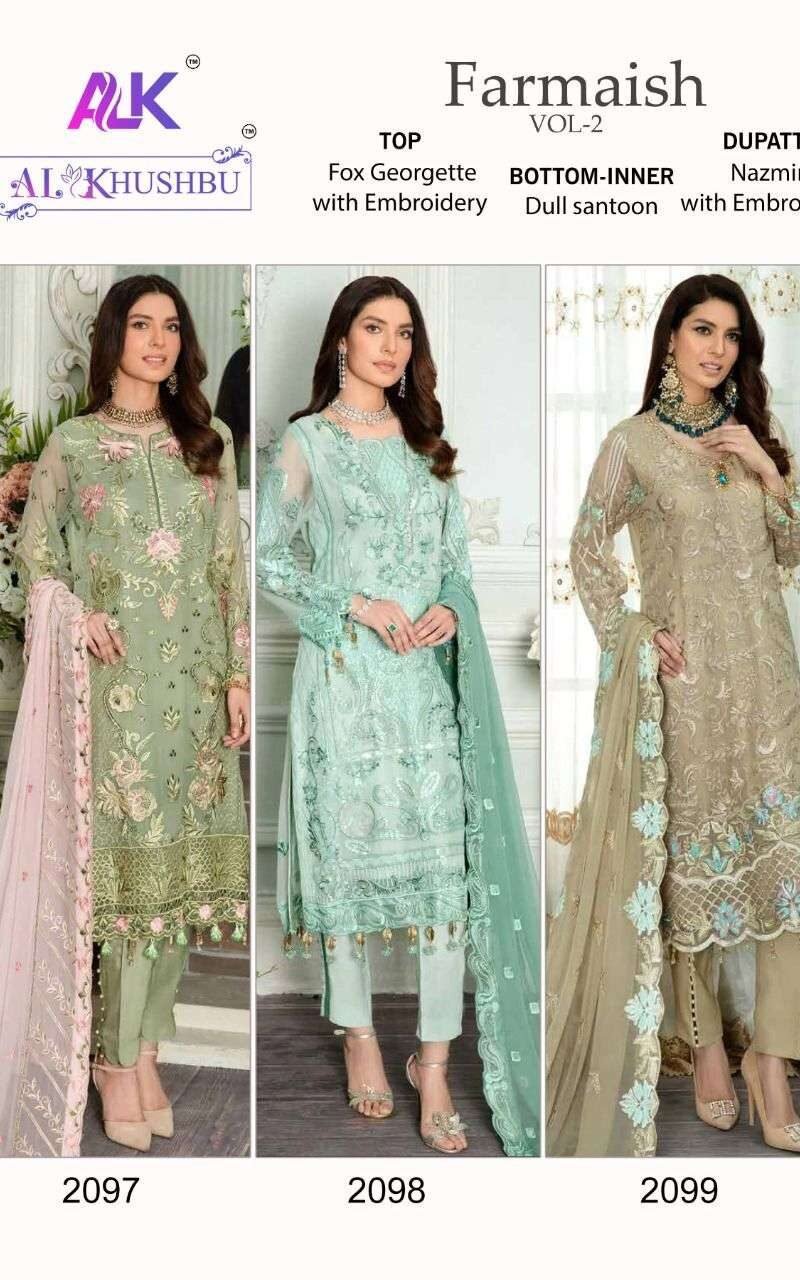 Al Khushbu Farmaish Vol 2 Pakistani Salwar Suits