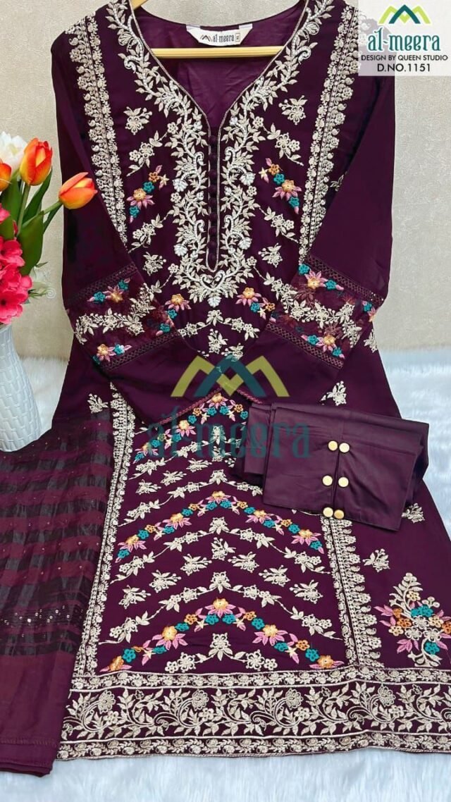Al-Meera D No-1151 Readymade Pakistani Salwar Suits
