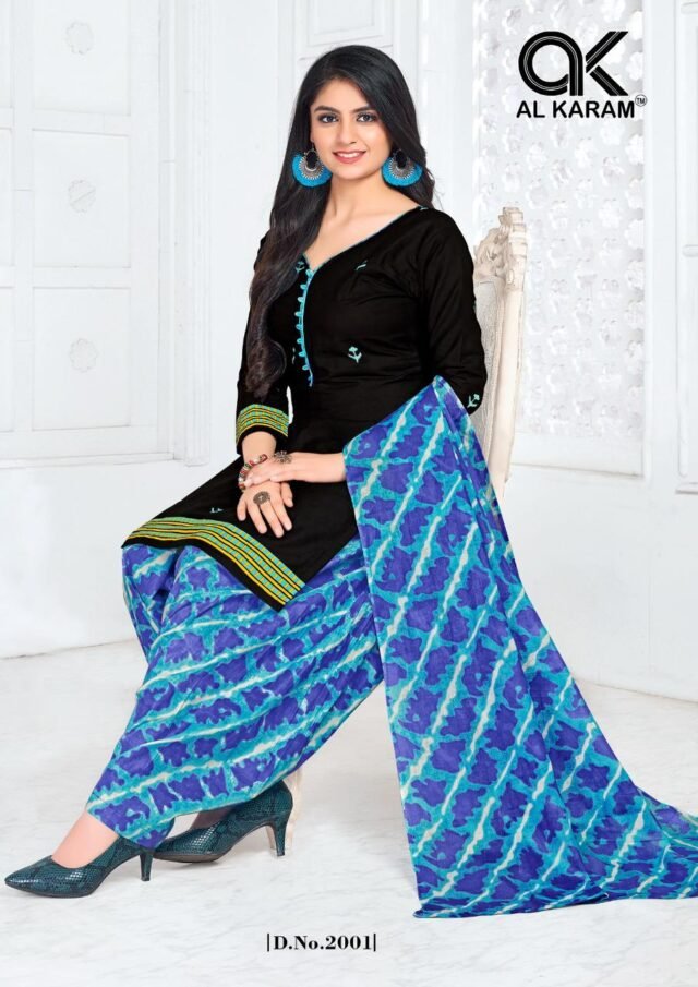 Al karam Amber Patiyaal Vol 2 Wholesale Cotton Dress Material
