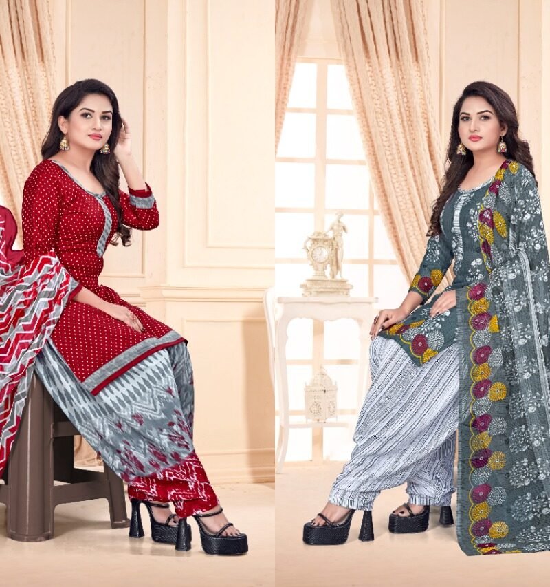 Amit Alisha Vol 15 Wholesale Cotton Dress Material