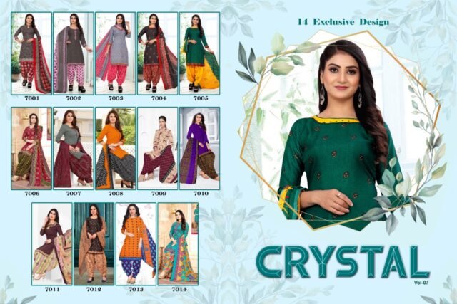 Amit Crystal vol 7 Wholesale Dress Material