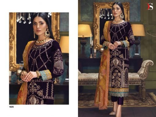 Anaya Velvet Vol 2 Deepsy Pashmina Suits Wholesale Online