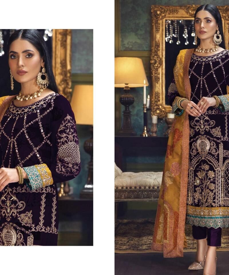 Anaya Velvet Vol 2 Deepsy Pashmina Suits Wholesale Online