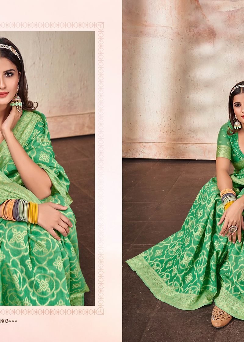Ashavali Bandhej Vol 3 Aura Wholesale Surat Saree Market - Wholesale Saree