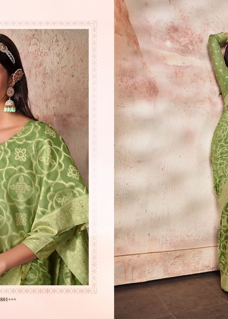 Ashavali Bandhej Vol 3 Aura Wholesale Surat Saree Market - Wholesale Saree